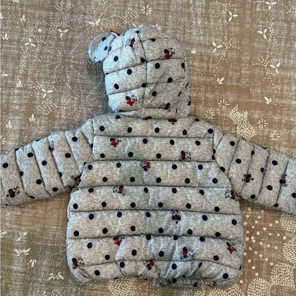 Baby Gap Disney Minnie Mouse puffer jacket 6-12 months